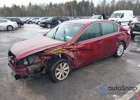 2011 Subaru Legacy 2.5I Premium z USA, uszkodzony, nr VIN 4S3BMBC61B3233542